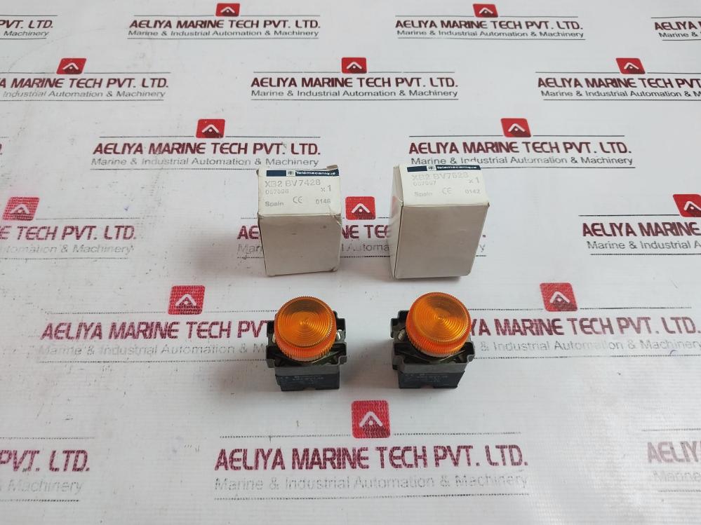 Telemecanique Xb2-bv7.28 Signalling Indicator Led Orange, 28v