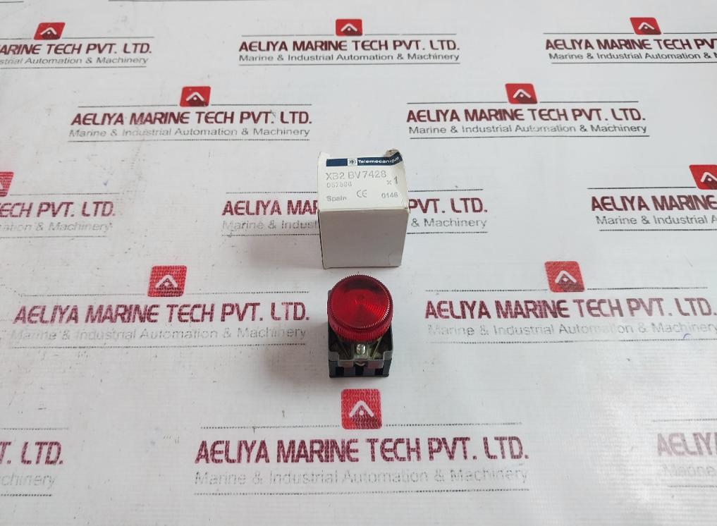 Telemecanique Xb2-bv7.28 Signalling Indicator Led Red, 28v