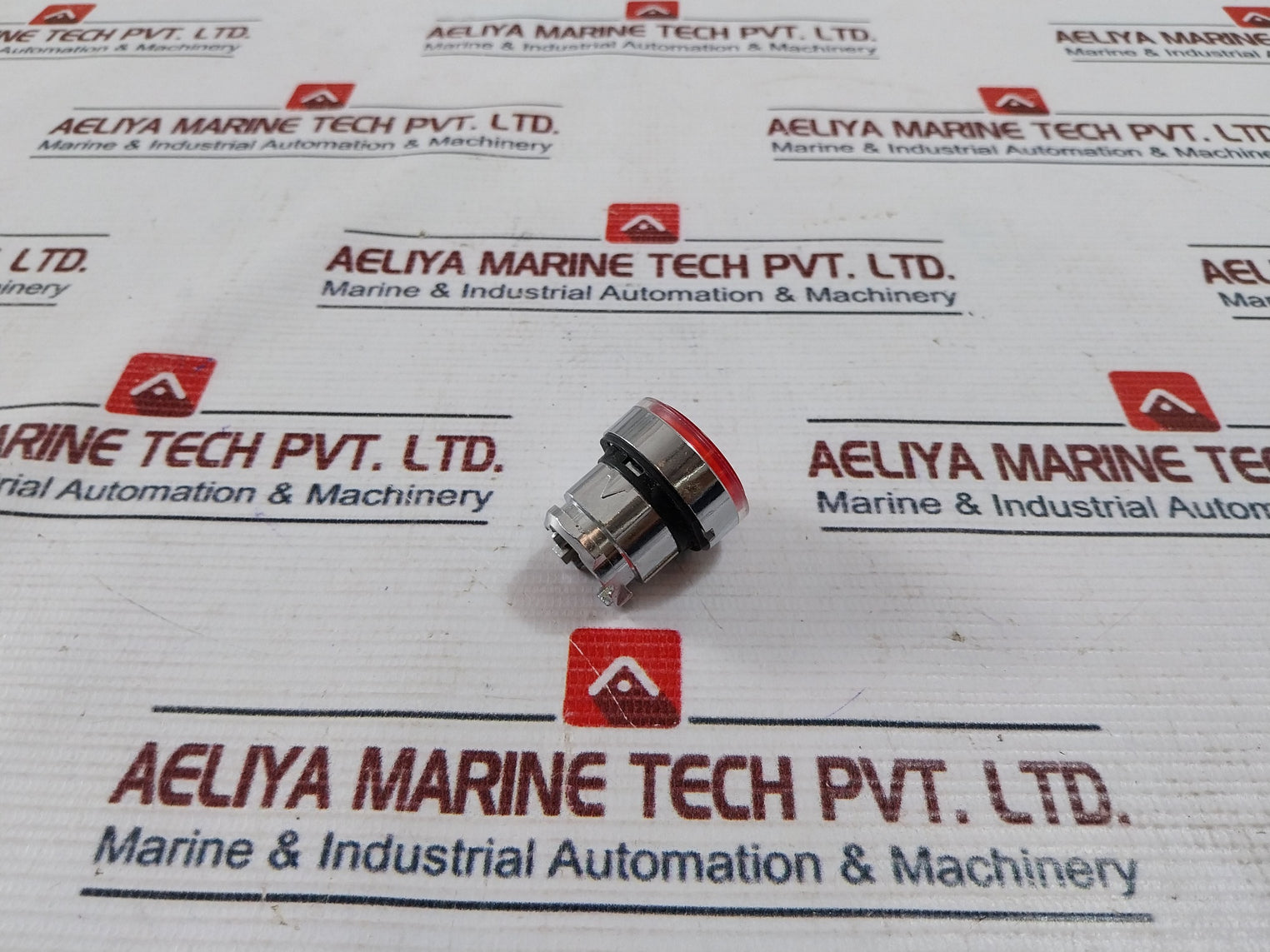 Telemecanique Xb4 Bw34B5 Red Illuminated Push Button Switch 208852