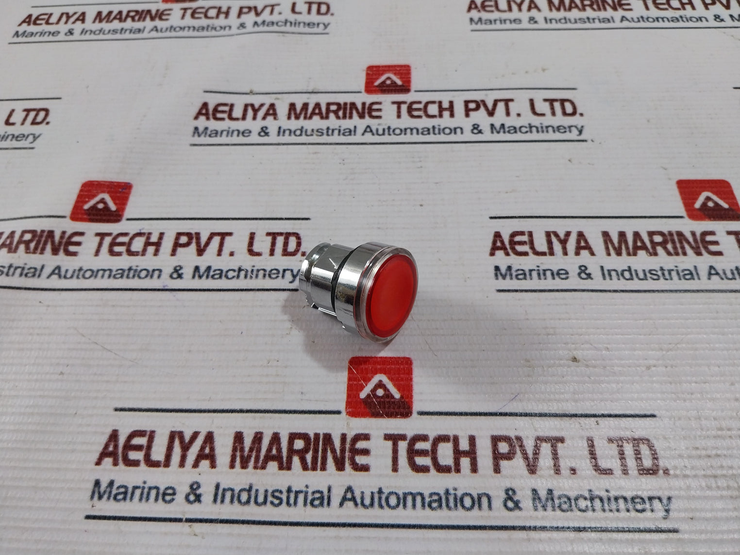 Telemecanique Xb4 Bw34B5 Red Illuminated Push Button Switch 208852