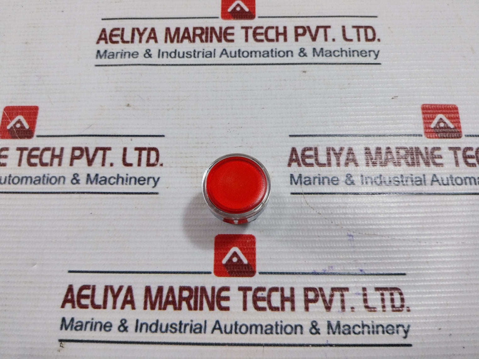 Telemecanique Xb4 Bw34B5 Red Illuminated Push Button Switch 208852