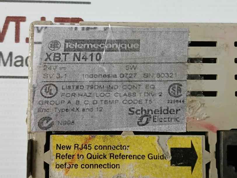 Telemecanique Xbt N410 Compact Display