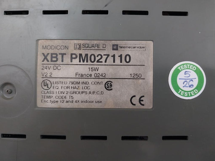 Telemecanique Xbt Pm027110