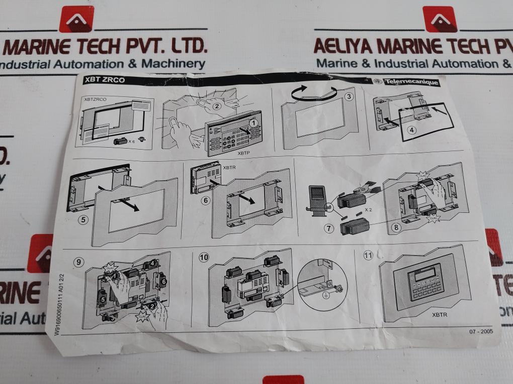 Telemecanique XBTZRCO Kit Mechanical Adaptor For Substituting XBTP