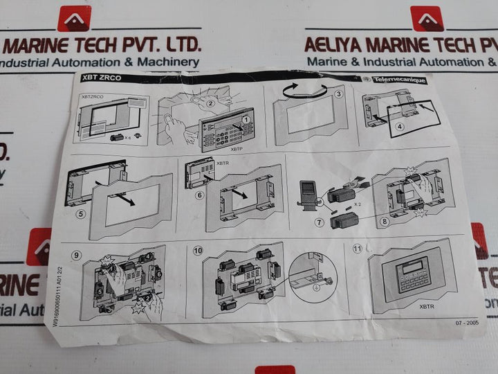 Telemecanique XBTZRCO Kit Mechanical Adaptor For Substituting XBTP