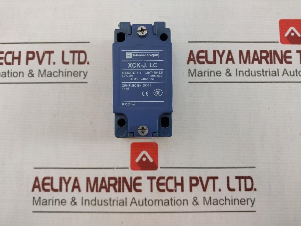 Telemecanique Xck-j.Lc Limit Switch Iec 60947-5-1 500V Ac15 240V 3A Zck-j1H29Lc