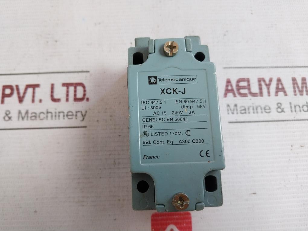 Telemecanique Xck-j Limit Switch 500V Zck-j1 3N9929