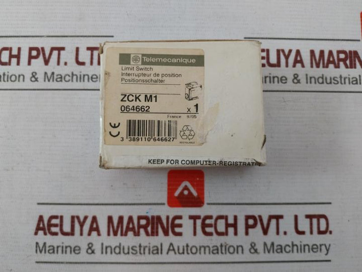 Telemecanique Xck-m Limit Switch 500V En 60 947.5.1 Ac15 240V 3A C705