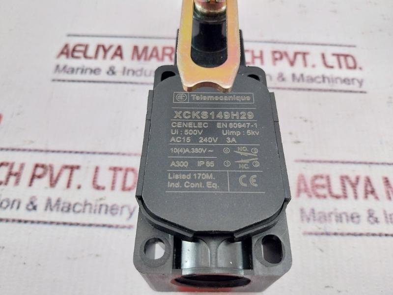 Telemecanique Xcks149h29 Limit Switch, Ip65 500v 240v 3a