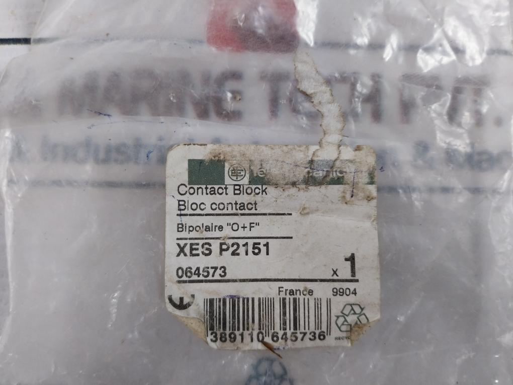 Telemecanique Xes P2151 Contact Block Limit Switch