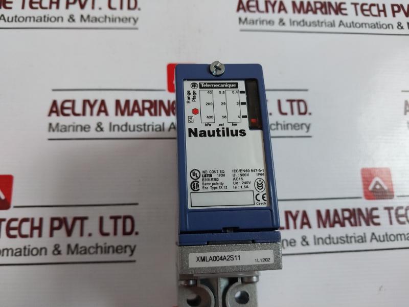 Telemecanique Xmla004A2S11 Pressure Switch 40-400 Kpa Ip66