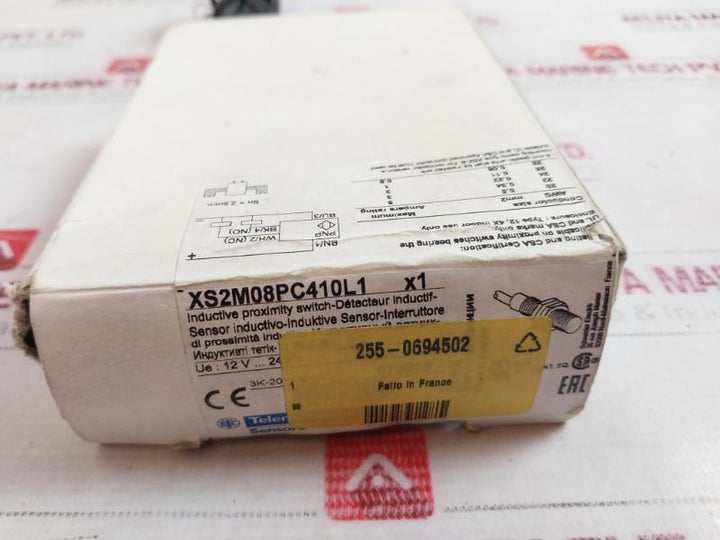 Telemecanique Xs2M08Pc410L1 Inductive Proximity Sensor 12-24V Dc 200Ma 2,5Mm