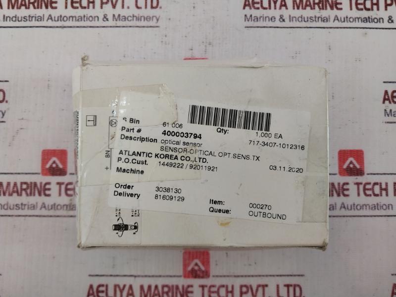 Telemecanique Xu2N18Kp9Aas27 Photoelectric Proximity Switch Optical Sensor