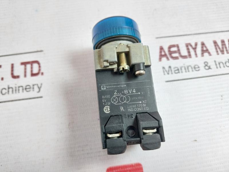 Telemecanique Z..-bv4 Pilot Light Body Ba9S 220V 50Hz 6V 1,2W