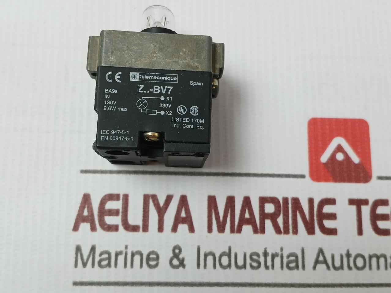Telemecanique Z..-bv7 Body For Pilot Light 2,6W Max 230V