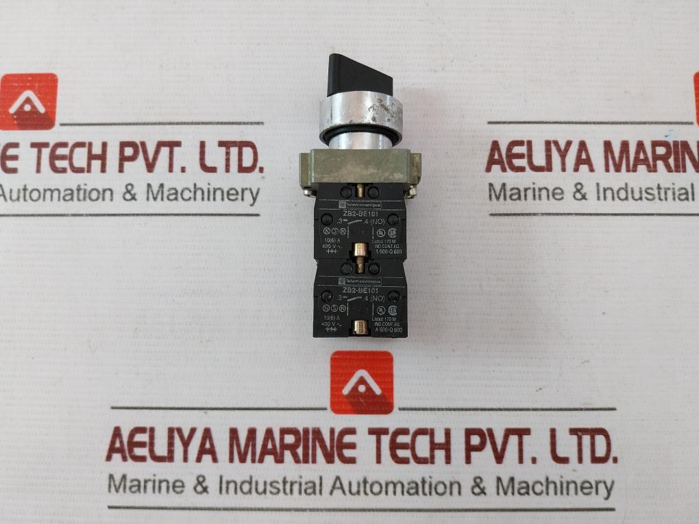 Telemecanique Zb2-be101 Position Rotary Selector Switch 400V Ac A600 Q600