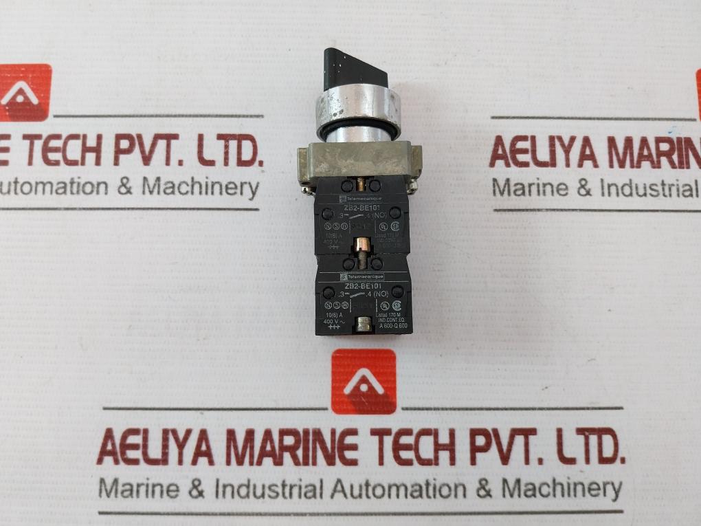 Telemecanique Zb2-be101 Position Rotary Selector Switch 400V Ac A600 Q600