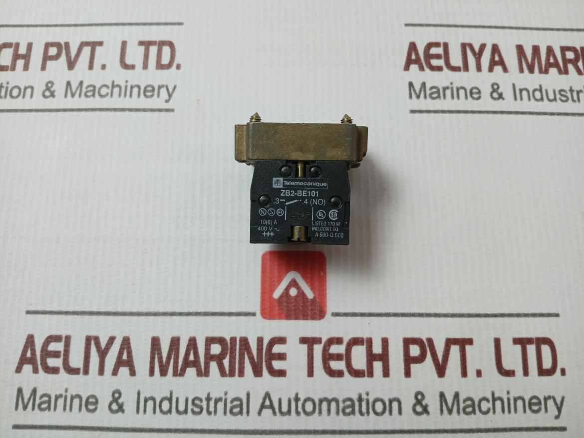 Telemecanique Zb2-bz101 Push Button Contact Block 10A 400Vac
