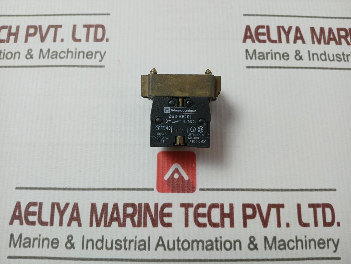 Telemecanique Zb2-bz101 Push Button Contact Block 10A 400Vac