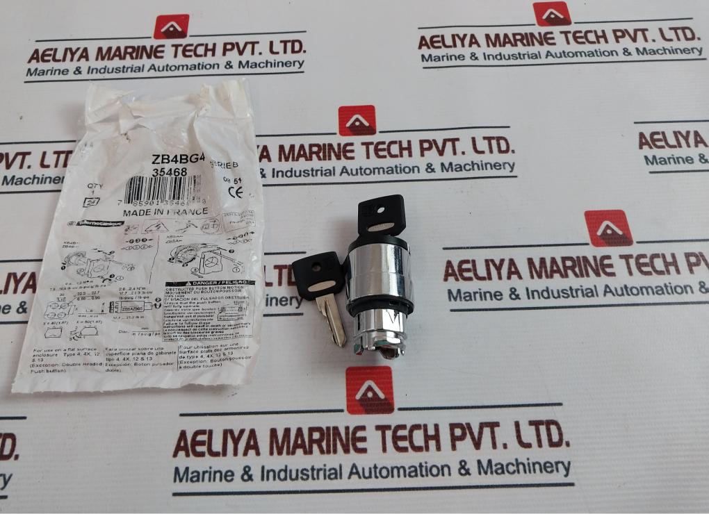 Telemecanique Zb4Bg4 Key Switch