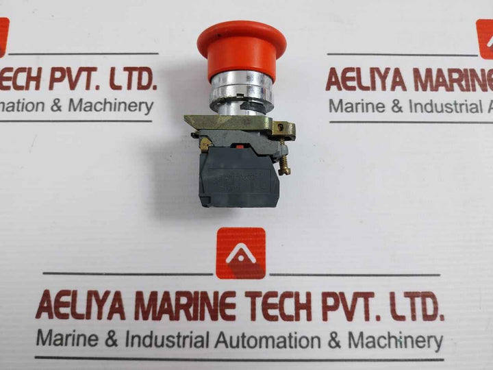 Telemecanique Zbe-102 Contact Block W/ Emergency Stop Button