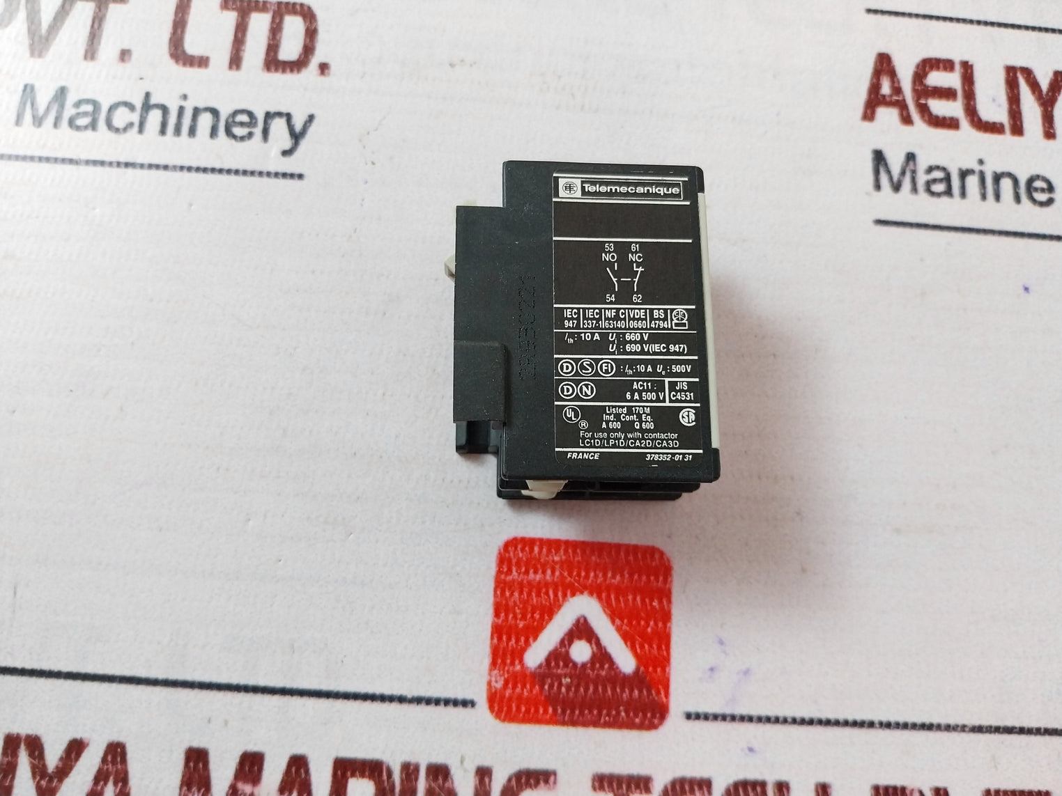 Telemecanique LA1 DN11 Auxiliary Contact Block 10A