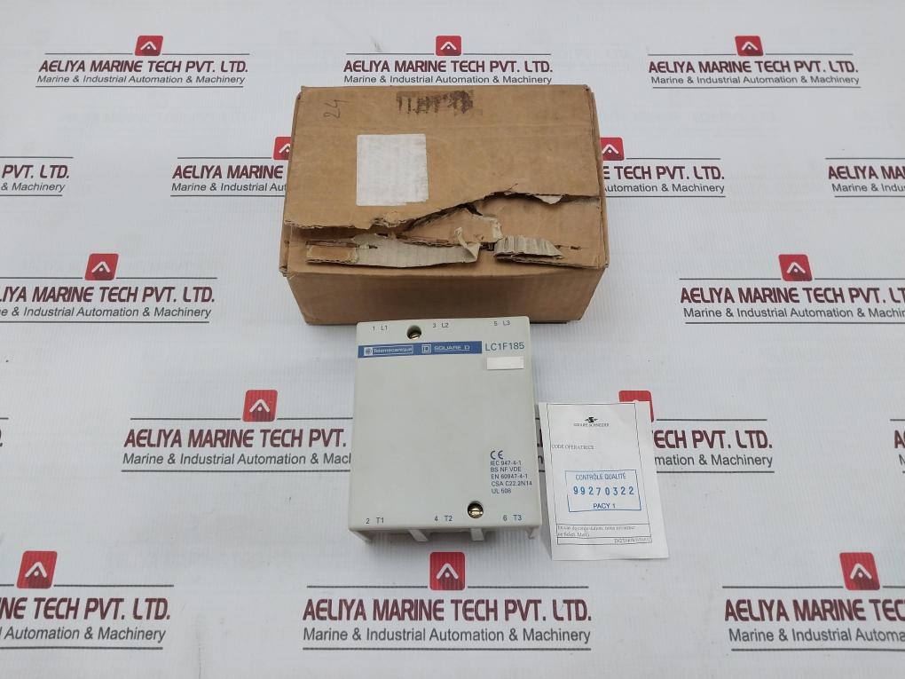 Telemecanique Lc1F185 Contactor Csa C22.2N14 (Only Cover)