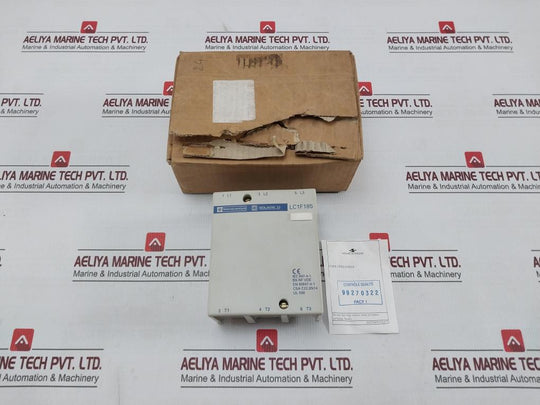 Telemecanique Lc1F185 Contactor Csa C22.2N14 (Only Cover)