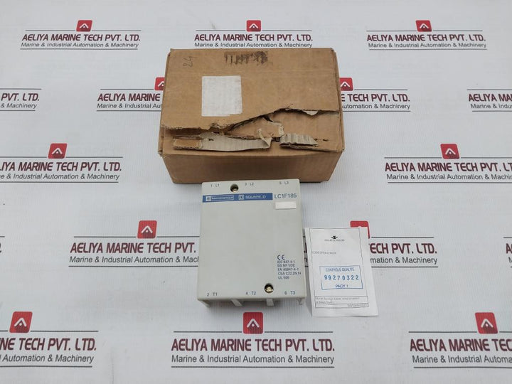 Telemecanique Lc1F185 Contactor Csa C22.2N14 (Only Cover)
