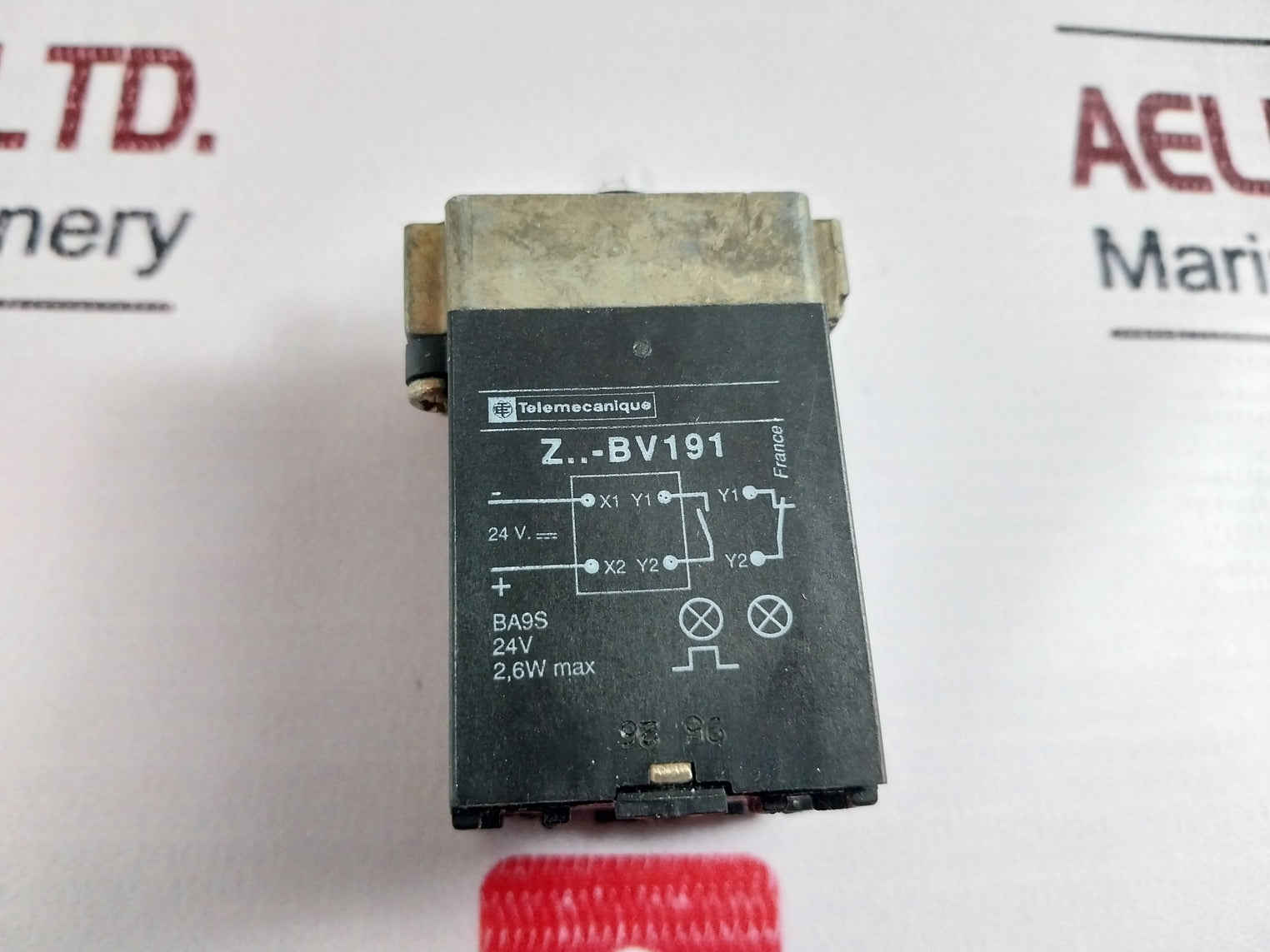 Telemecanique Z..-bv191 Flashing Light Body Ba9S 24V
