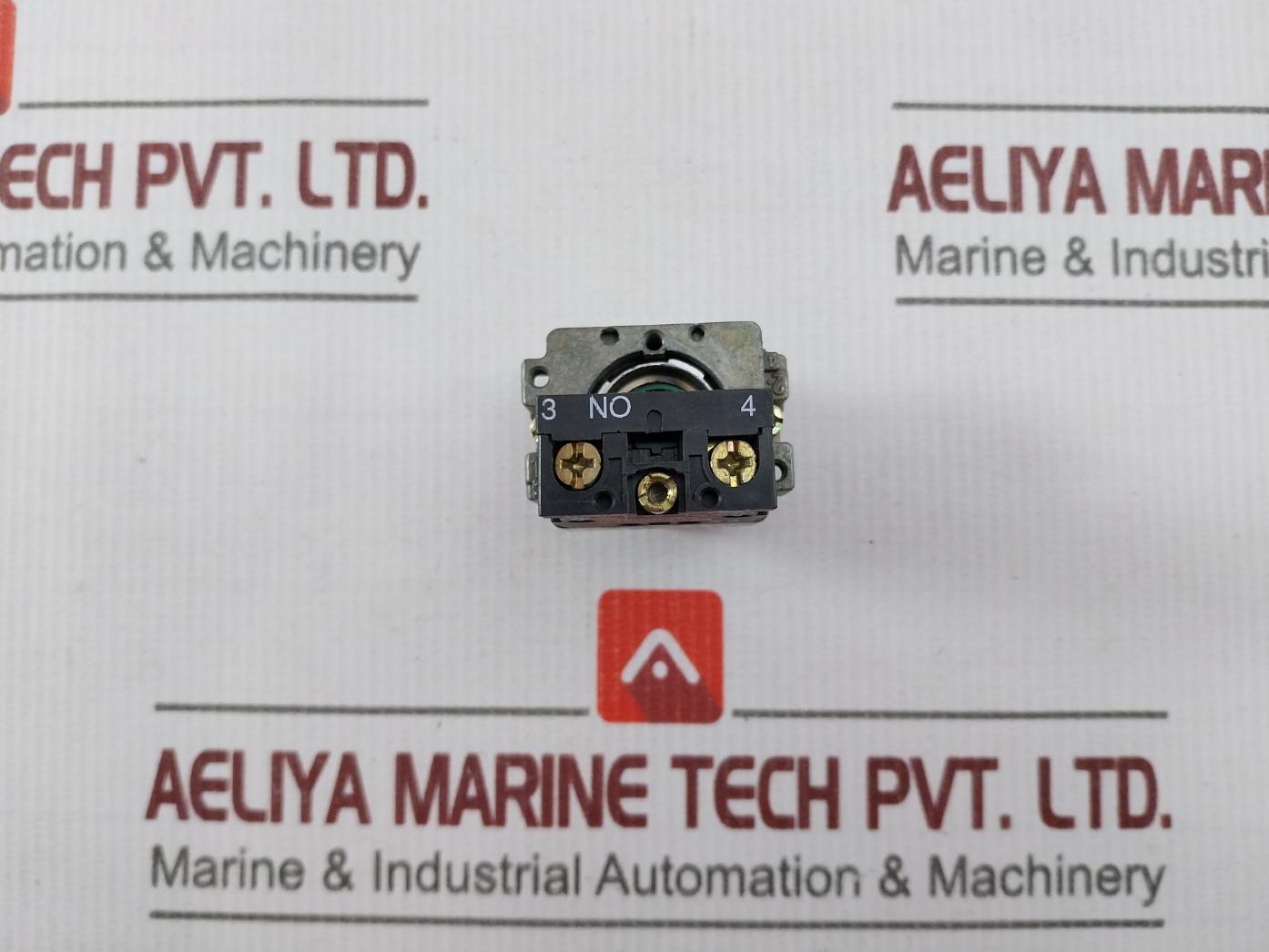 Telemecanique Zb2-be101 Contact Block W/ Push Button Switch