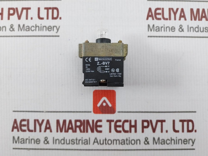 Telemecanique Zb2 Bv7 Pilot Light Module
