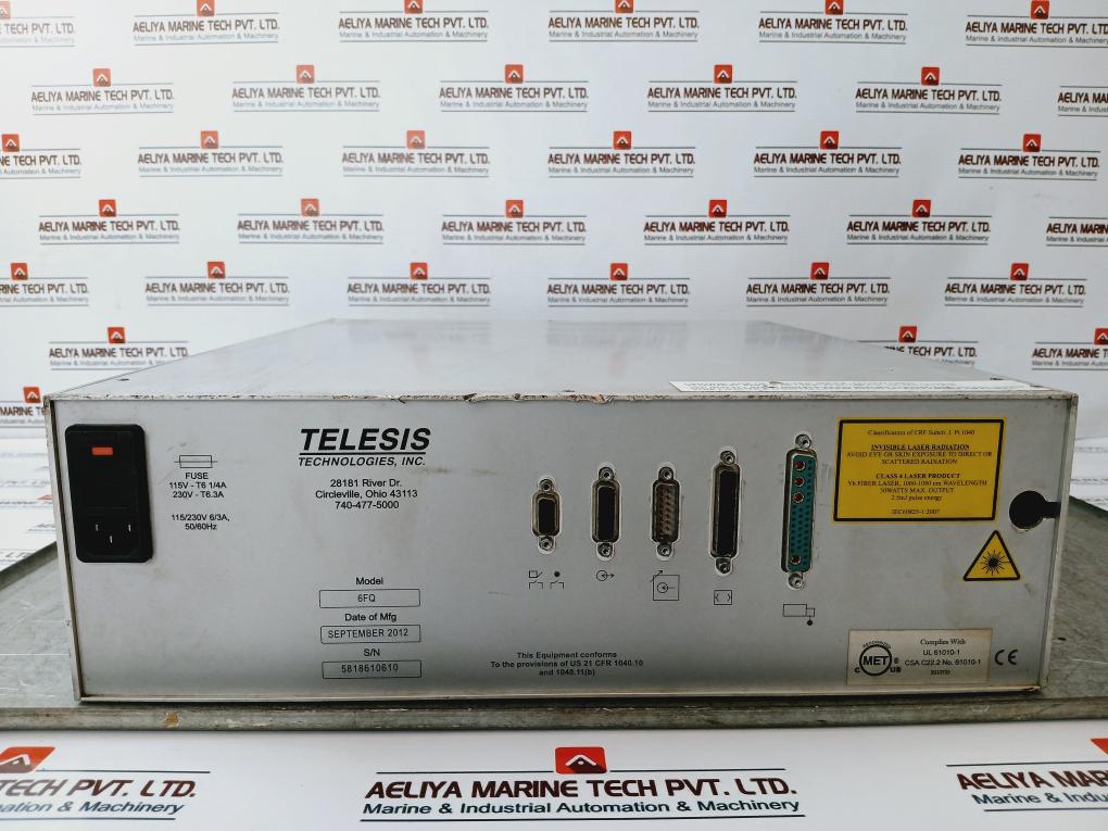 Telesis Technologies 6Fq Pulsed-fiber Laser 115/230V 6/3A 50/60Hz