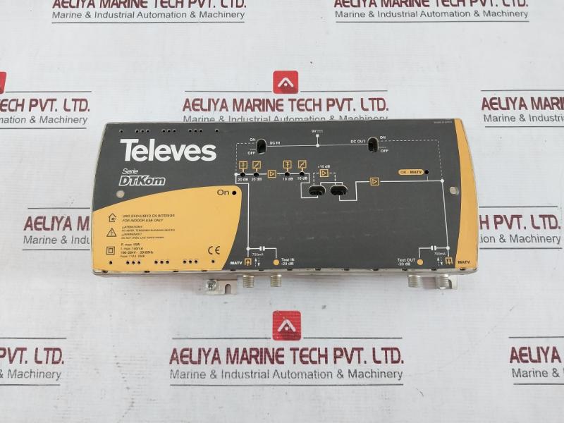 Televes 5338 High-power Broadband Amplifier Dtkom 11006114 196-264V 50/60Hz 16W