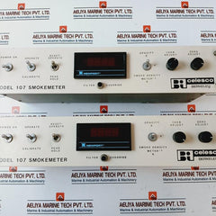 Telonic Berkeley Model 107 Smokemeter Diesel Exhaust Control Panel