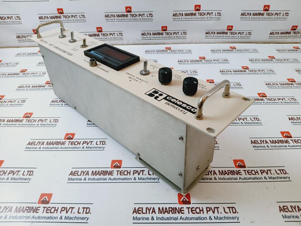 Telonic Berkeley Model 107 Smokemeter Diesel Exhaust Control Panel