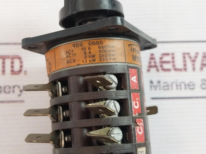 Telux M10 Cee 24 Rotary Cam Switch 16A 380V~