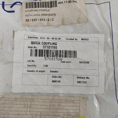 TEMA 3816 Quick Connect Coupling Female 3810V