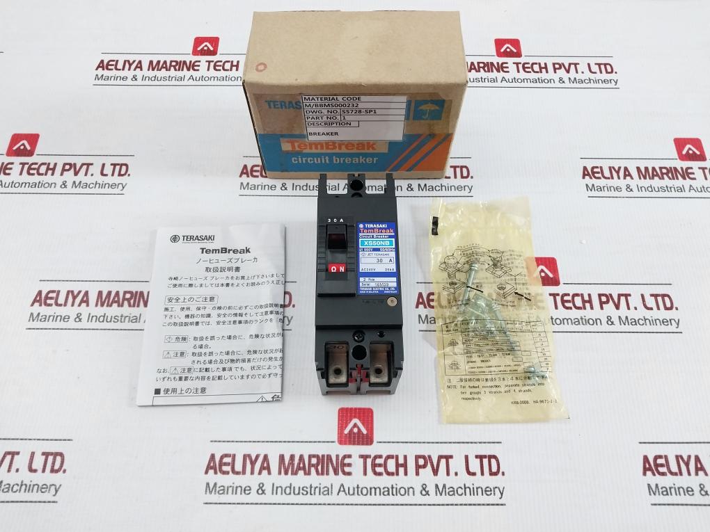 Tembreak Moulded Case Circuit Breaker 660V 50/60Hz Terasaki Xs50Nb