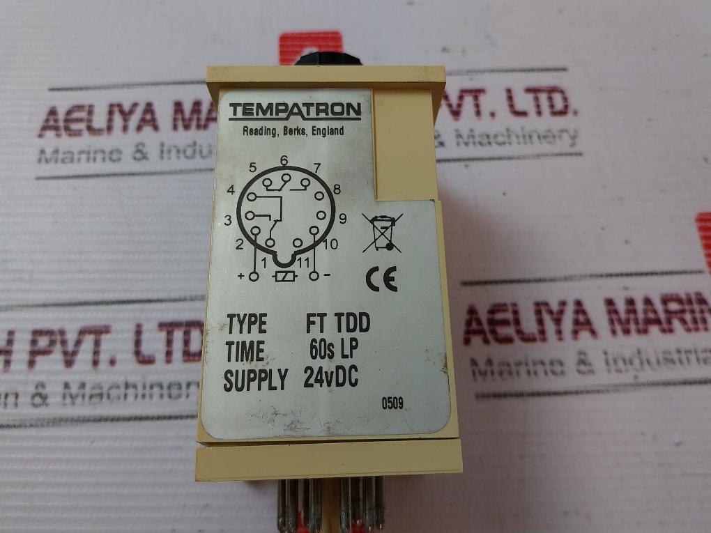 Tempatron Ft Tdd Timer Relay 60S Lp 24Vdc