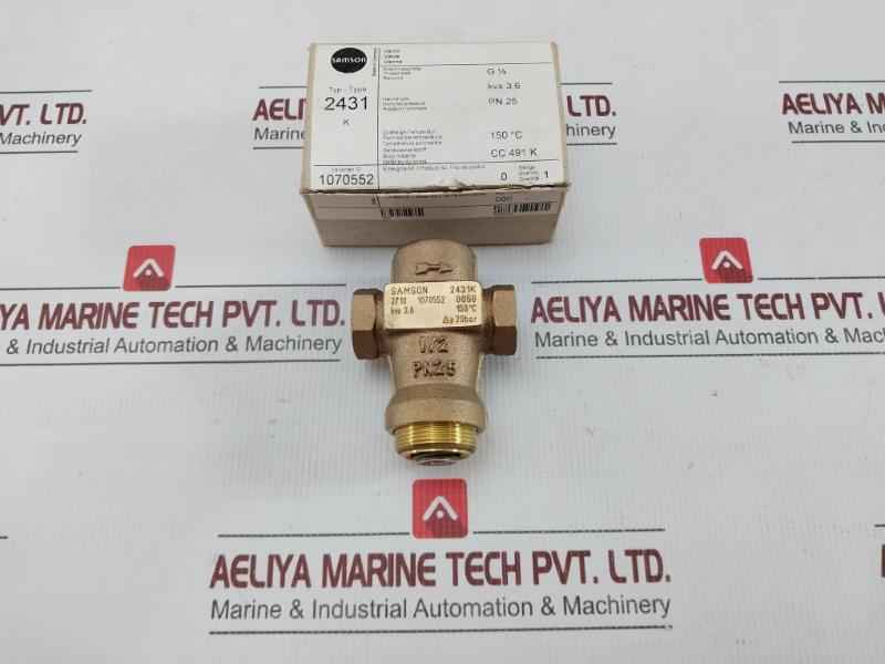 Temperature Control Valve Pn25 Samson 2431K
