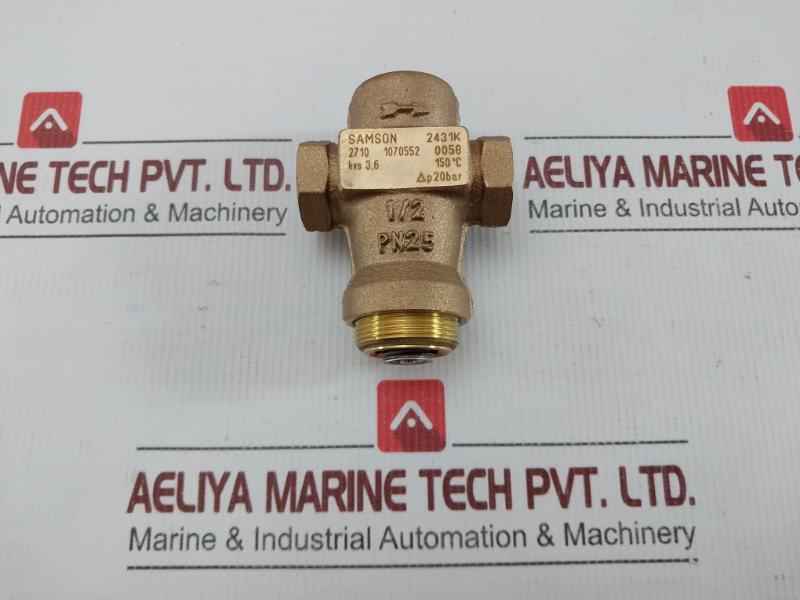 Temperature Control Valve Pn25 Samson 2431K