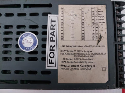 Temperature Controller 0-18V 0-20Ma Max Eurotherm 2404
