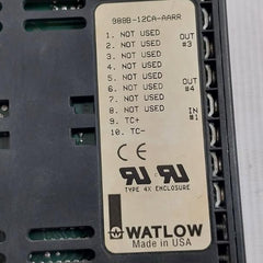 Temperature Controller 100-240 V- (Vac) 50/60Hz 16Va Max Watlow 988B-12Ca-aarr