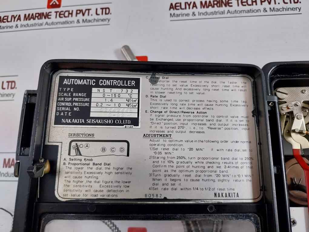 Temperature Controller Nakakita Seisakusho Length - 5.5 Meter Nstm 732