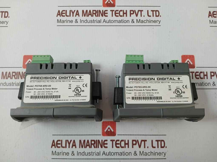 Temperature Digital Panel Meter Pd765-6R0-00 Precision Digital 50/60 Hz