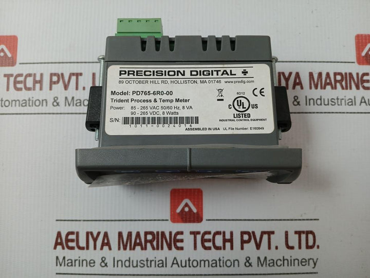 Temperature Digital Panel Meter Pd765-6R0-00 Precision Digital 50/60 Hz