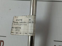 Temperature Indicator 0/60 Gr.C L=300Mm Econosto 0-60°C