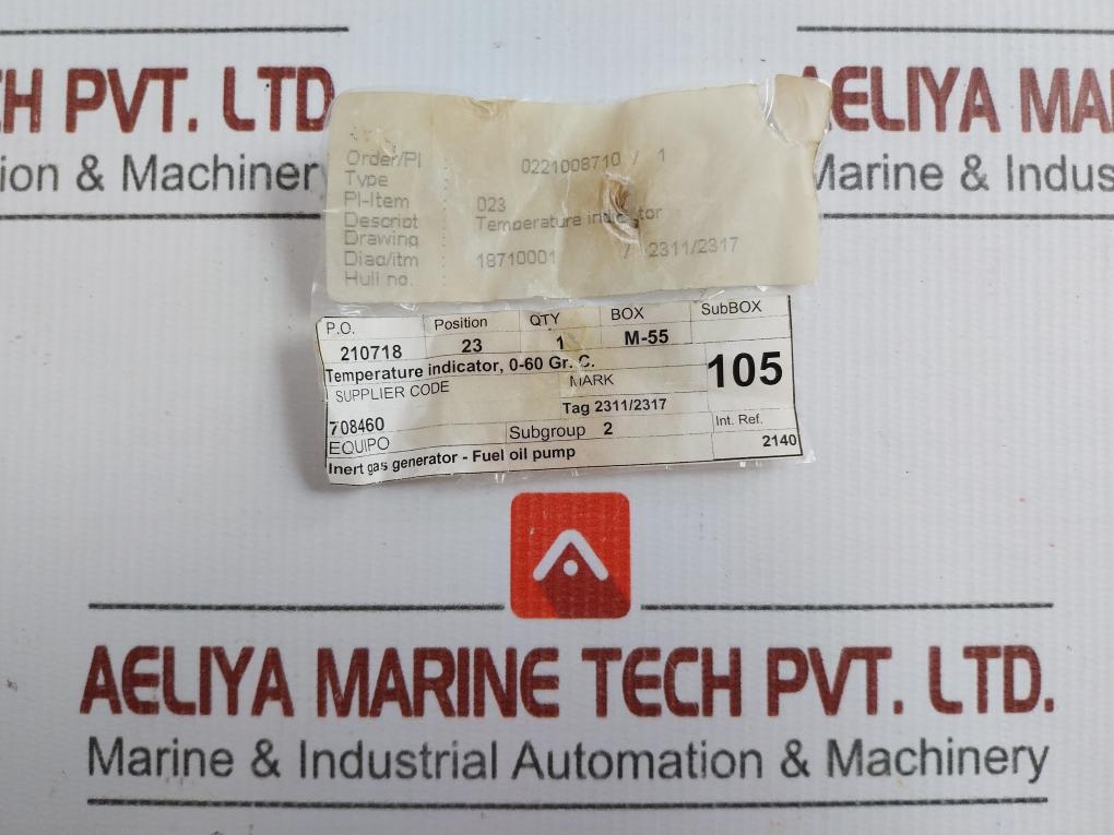 Temperature Indicator Sika 0-60 C