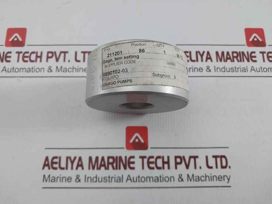 Temperature Setting Gauge For Cargo Pumps 90102-03